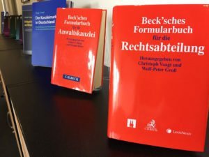 Beck'sches Formularhandbuch für die Rechtsabteilung