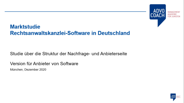 Presentation of research paper on German market software