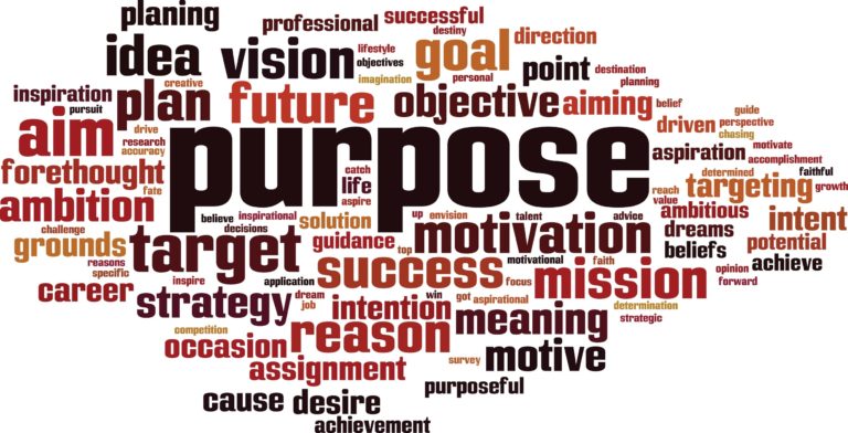purpose Wortwolke